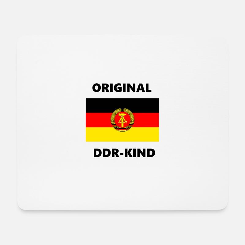 Original DDR Kind - Mousepad (Querformat) - Weiß