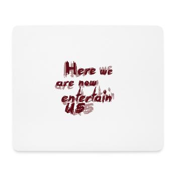 Nous y sommes maintenant - Tapis de souris (format paysage) - blanc - Devant