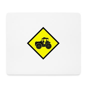 TRACTOR SHIELD FARMER - Mouse Pad (horizontal) - white - Front