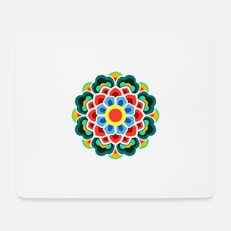 Dancheong 단청 - single (Ver.9) - Mousepad (Querformat) - Weiß