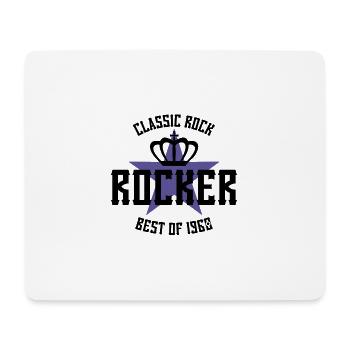 ROCKER STAR BEST OF 1960 - Mouse Pad (horizontal) - white - Front