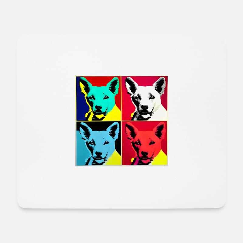 A007 - Mousepad (Querformat) - Weiß