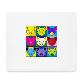 A011 - Mousepad (Querformat) - Weiß - Vorne