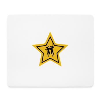 Circus star trapeze duo - Mouse Pad (horizontal) - white - Front