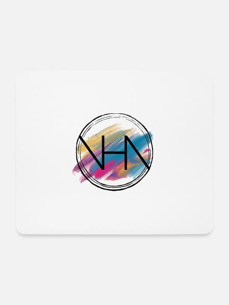 VHA VividHeArt Logo - Mousepad (Querformat) - Weiß