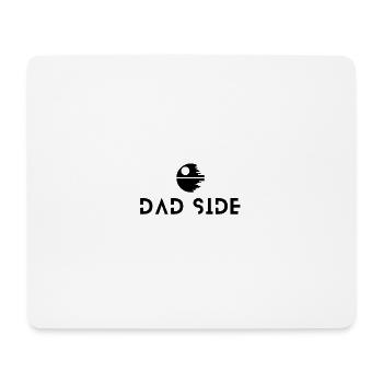Kollektion - "Dad Side Death Start" - Schwarzes Design - Mousepad (Querformat) - Weiß - Vorne