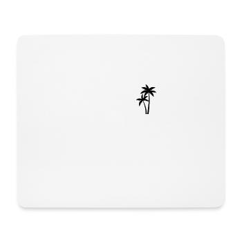 Palme - Mousepad (Querformat) - Weiß - Vorne