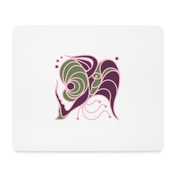 Abendchen. Zwei Engel im Licht der Harmonie. - Mousepad (Querformat) - Weiß - Vorne