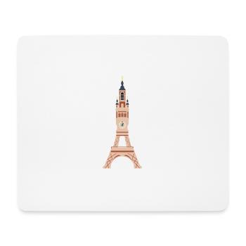 Bef'Fel - Tapis de souris (format paysage) - blanc - Devant