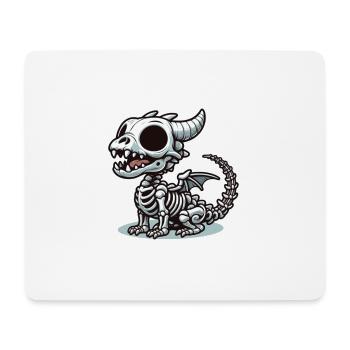 Drache - Mousepad (Querformat) - Weiß - Vorne