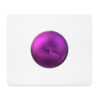 purple sphere - Mouse Pad (horizontal) - white - Front