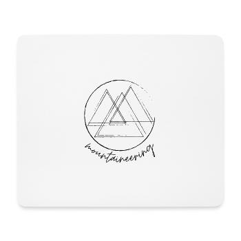 Mountains / Mountaineering - Mouse Pad (horizontal) - white - Front