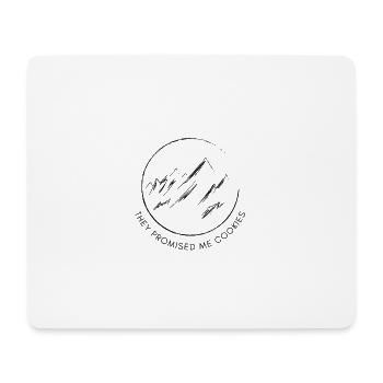 Montagnes / Cookies / Cookies - Tapis de souris (format paysage) - blanc - Devant