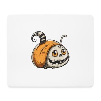 Schnecke Halloween Lustig Zombie - Mousepad (Querformat) - Weiß - Vorne