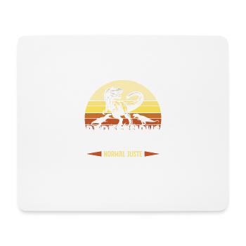 Papysaurus wie ein normaler Opa Opa - Mousepad (Querformat) - Weiß - Vorne