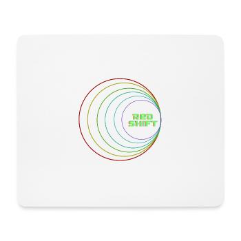 Rote Verschiebung - Mousepad (Querformat) - Weiß - Vorne