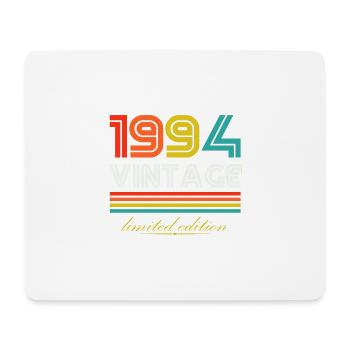 Vintage, 1994, Vintage Retro, Cadeau - Tapis de souris (format paysage) - blanc - Devant