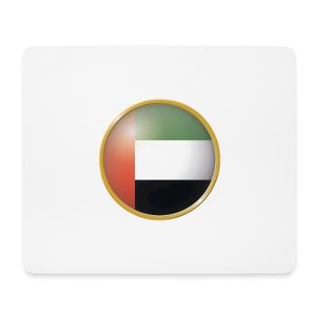 Vereinigte Arabische Emirate Emblem - Mousepad (Querformat) - Weiß - Vorne