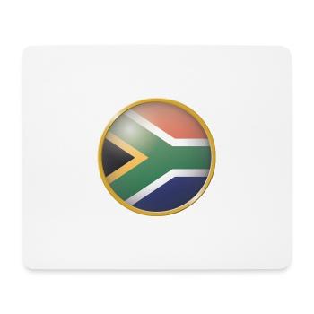 Südafrika Emblem - Mousepad (Querformat) - Weiß - Vorne