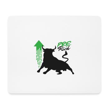 Pre Rich - Im Bullrun-Modus - Mousepad (Querformat) - Weiß - Vorne