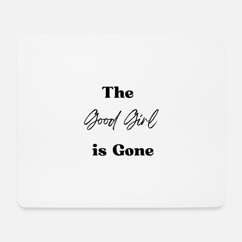 Das gute Mädchen ist weg - Mousepad (Querformat) - Weiß
