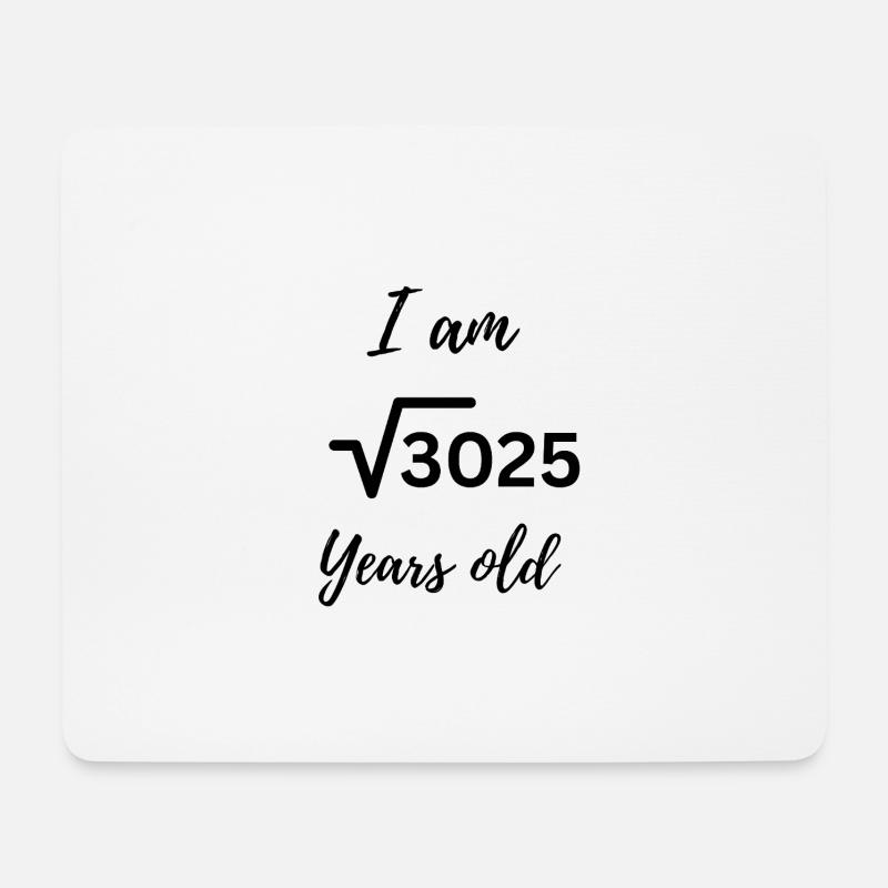 √3025 – 55 Jahre voller Klasse - Mousepad (Querformat) - Weiß