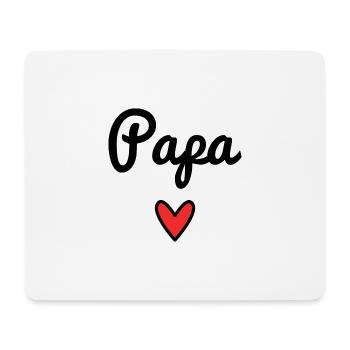 DAD. FATHER'S DAY. HAPPY FATHER'S DAY. HAPPY BIRTHDAY. - Mouse Pad (horizontal) - white - Front