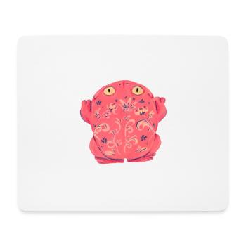 Frog Toad Salmon - Mouse Pad (horizontal) - white - Front