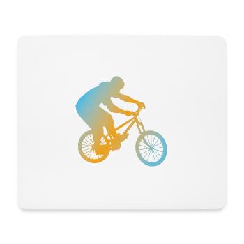 Fahrrad - Mousepad (Querformat) - Weiß - Vorne