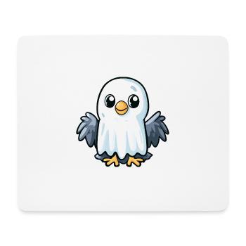 Eagle Halloween Funny Ghost - Mouse Pad (horizontal) - white - Front