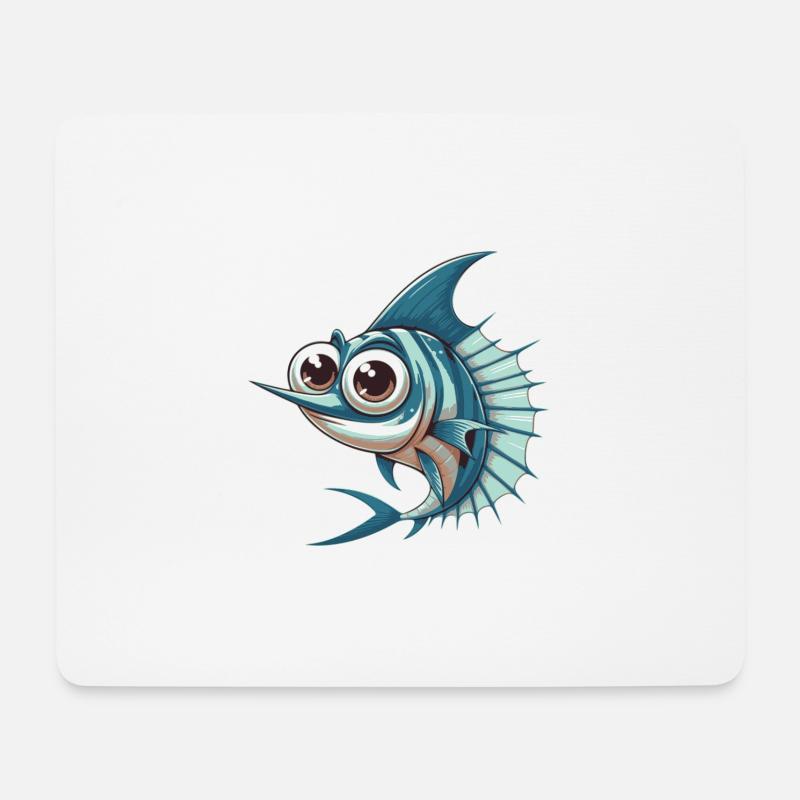 Swordfish - Mouse Pad (horizontal) - white