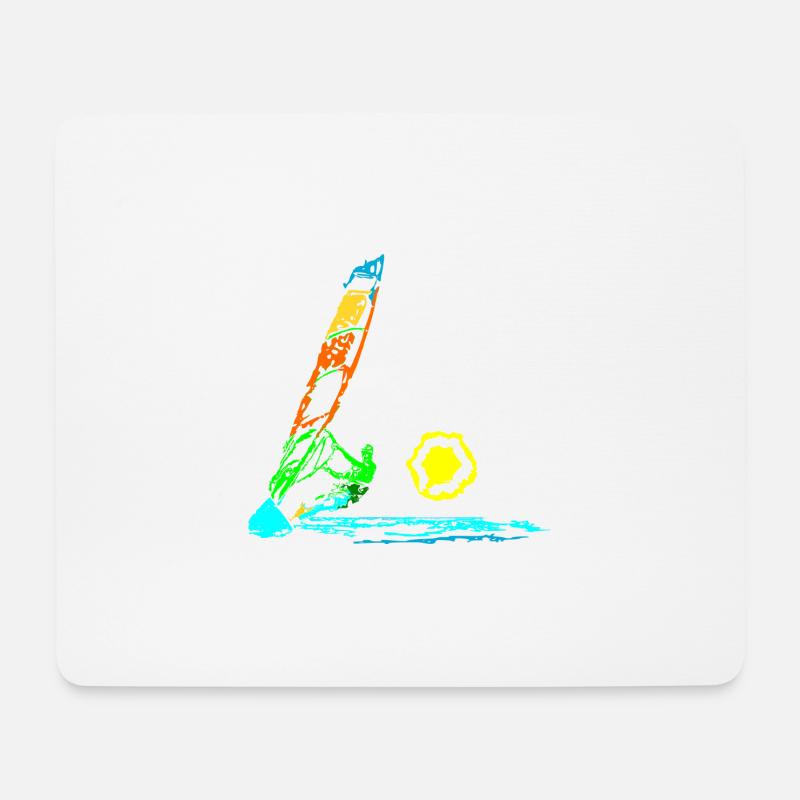 windsurf - Mouse Pad (horizontal) - white