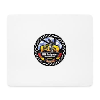 Logo MTB Amigoses freigestellt - Mousepad (Querformat) - Weiß - Vorne