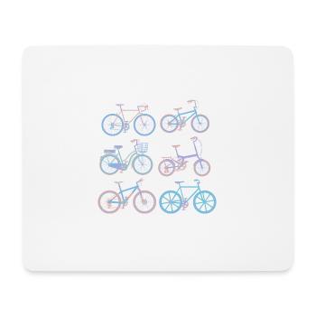 Fahrrad - Mousepad (Querformat) - Weiß - Vorne
