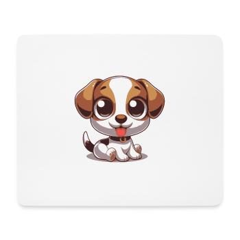 Baby Hund - Mousepad (Querformat) - Weiß - Vorne