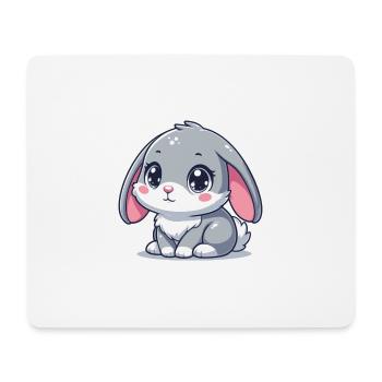 Baby Kaninchen - Mousepad (Querformat) - Weiß - Vorne