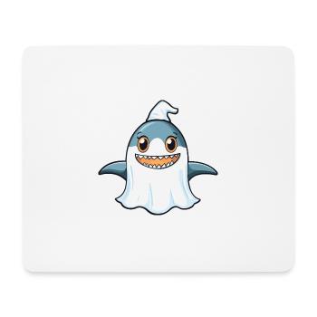 Hai Halloween Lustig Geist - Mousepad (Querformat) - Weiß - Vorne