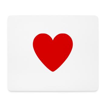 Crimson Heart Emblem - Mousepad (Querformat) - Weiß - Vorne