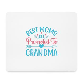 LES MEILLEURES MAMANS SE FAIRE PROMOUVOIR CHEZ GRANDMA - Tapis de souris (format paysage) - blanc - Devant