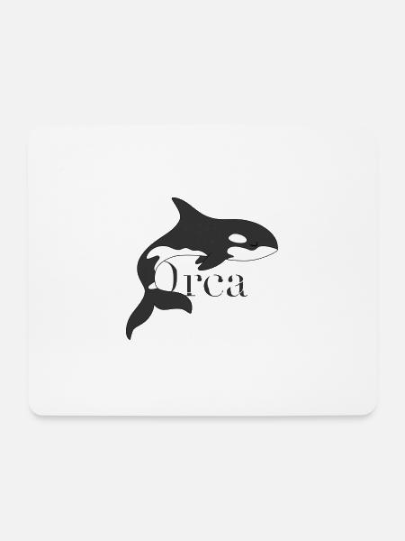 Orca Dream – Majestic Killer Whale - Mouse Pad (horizontal) - white