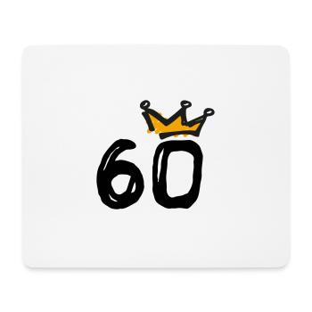 60e anniversaire Krone - Tapis de souris (format paysage) - blanc - Devant