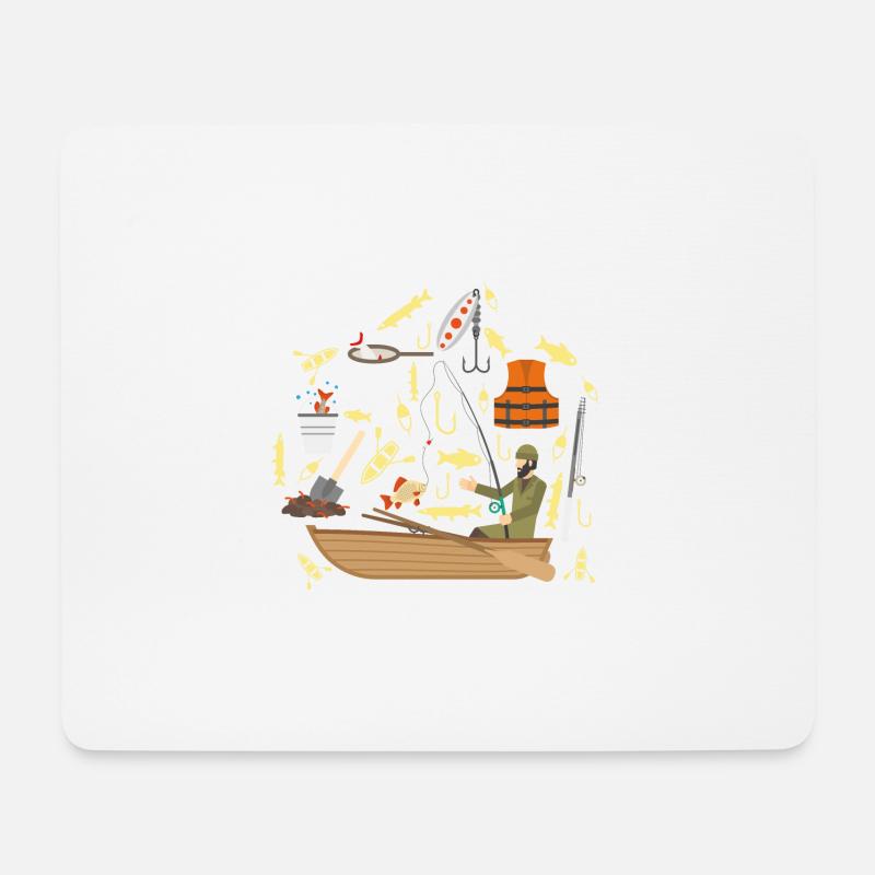 Wassersport - Mousepad (Querformat) - Weiß