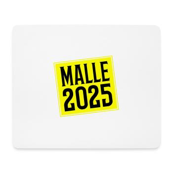 Malle 2025 - Mousepad (Querformat) - Weiß - Vorne
