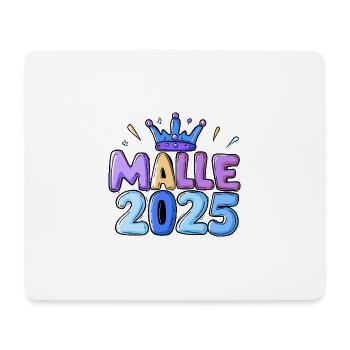 Malle 2025 - Mousepad (Querformat) - Weiß - Vorne