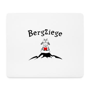 Bergziege - Mousepad (Querformat) - Weiß - Vorne