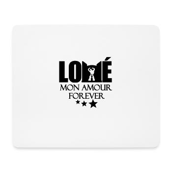 LOME MON AMOUR - Tapis de souris (format paysage) - blanc - Devant