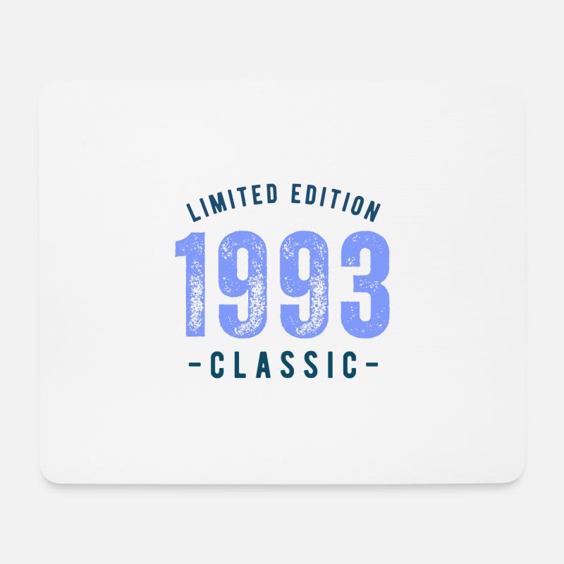 LIMITIERTE AUFLAGE 1993 SCHWARZ - Mousepad (Querformat) - Weiß