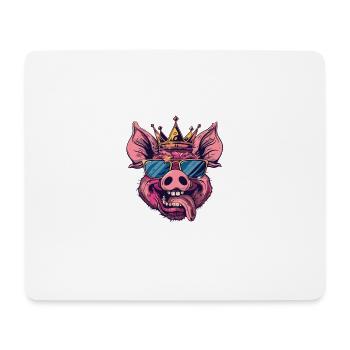 Schwein Geburtstag Lustig Party - Mousepad (Querformat) - Weiß - Vorne