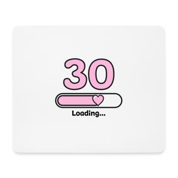 30 years anniversary - Mouse Pad (horizontal) - white - Front