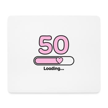 50 years - Mouse Pad (horizontal) - white - Front